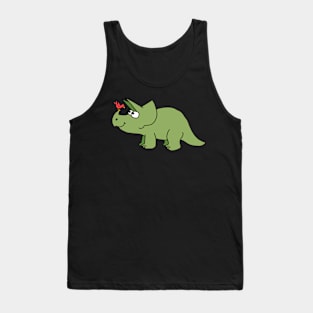 Triceratops bird Tank Top